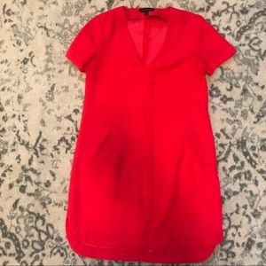 Red Banana Republic Shift Dress with Pockets